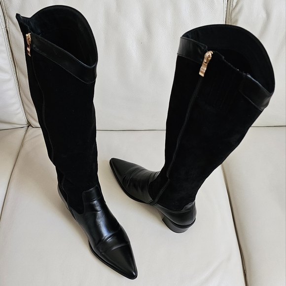 *Torgeis Venezia Tall Boot, Black, Size 10 - Picture 11 of 13